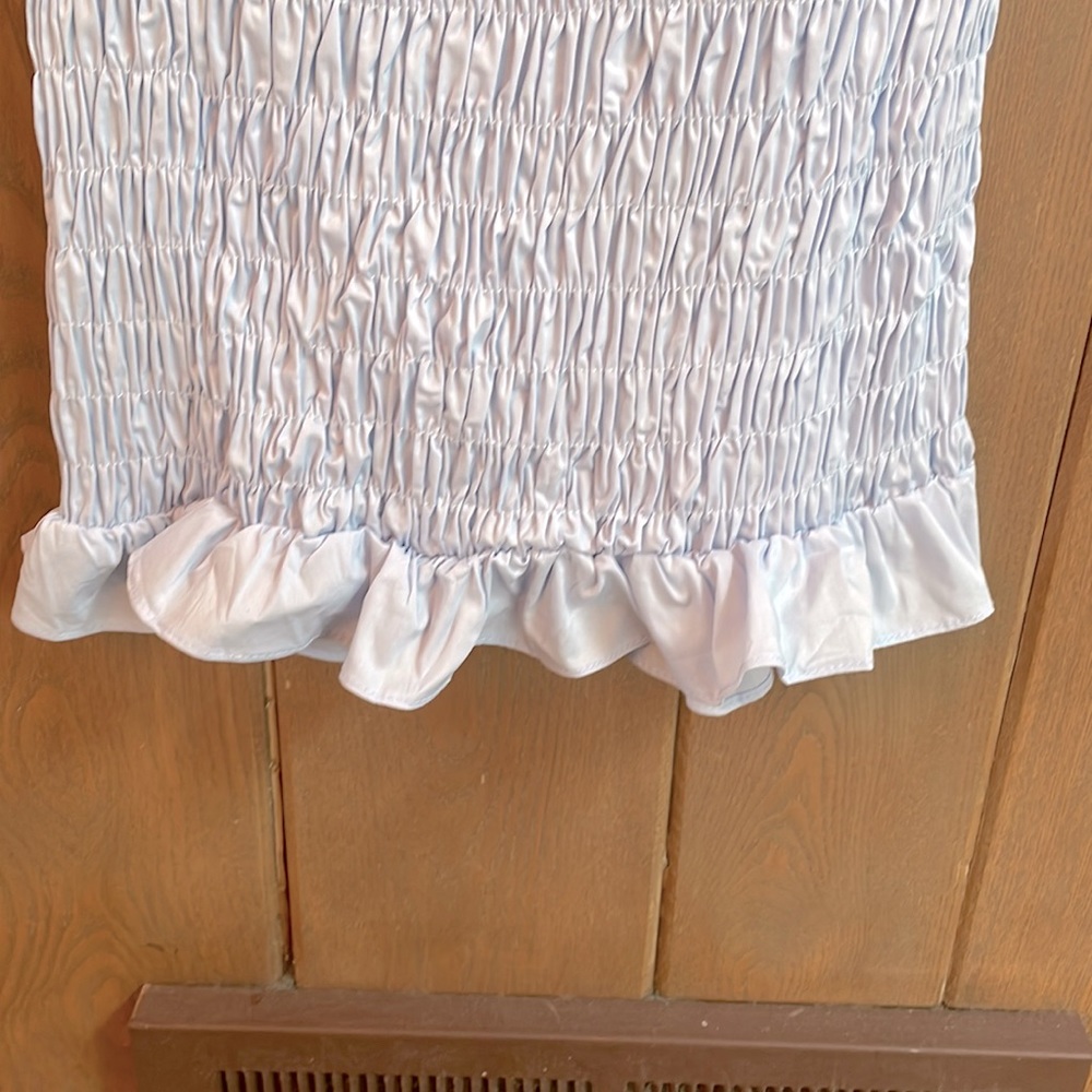 Lulus Rouched Midi Dress - Picture 8 of 8